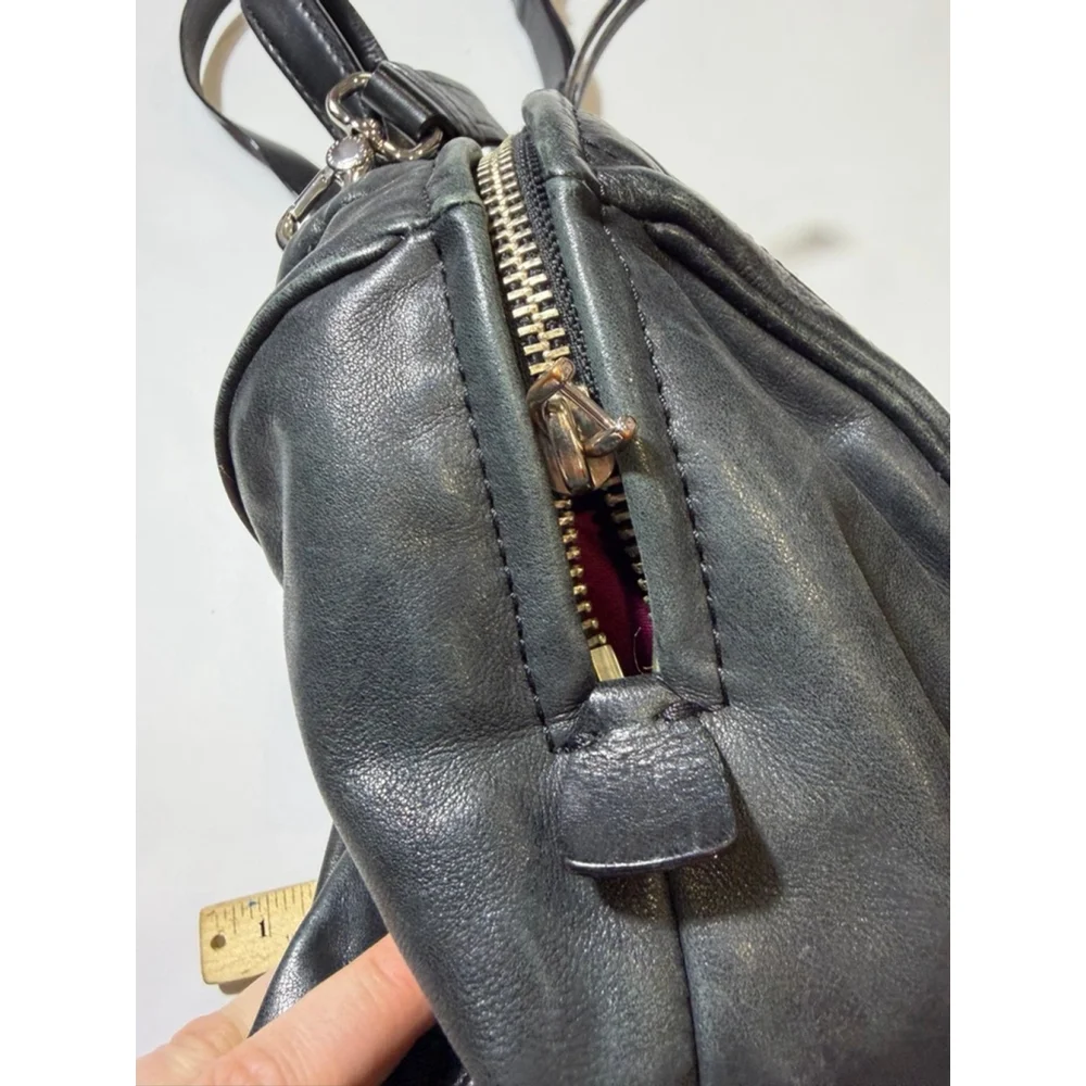 Marc by Marc Jacobs Black Quilted Leather Satchel Crossbody Bag - Picture 3 of 16